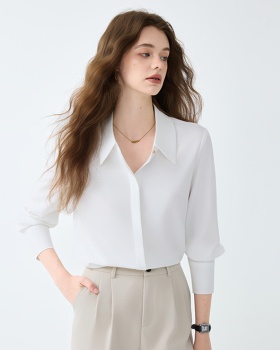 Spring and summer temperament uniform overalls shirt for women