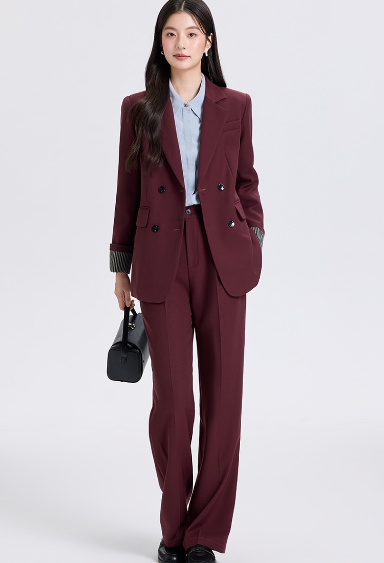 Fashion spring suit pants temperament coat 2pcs set