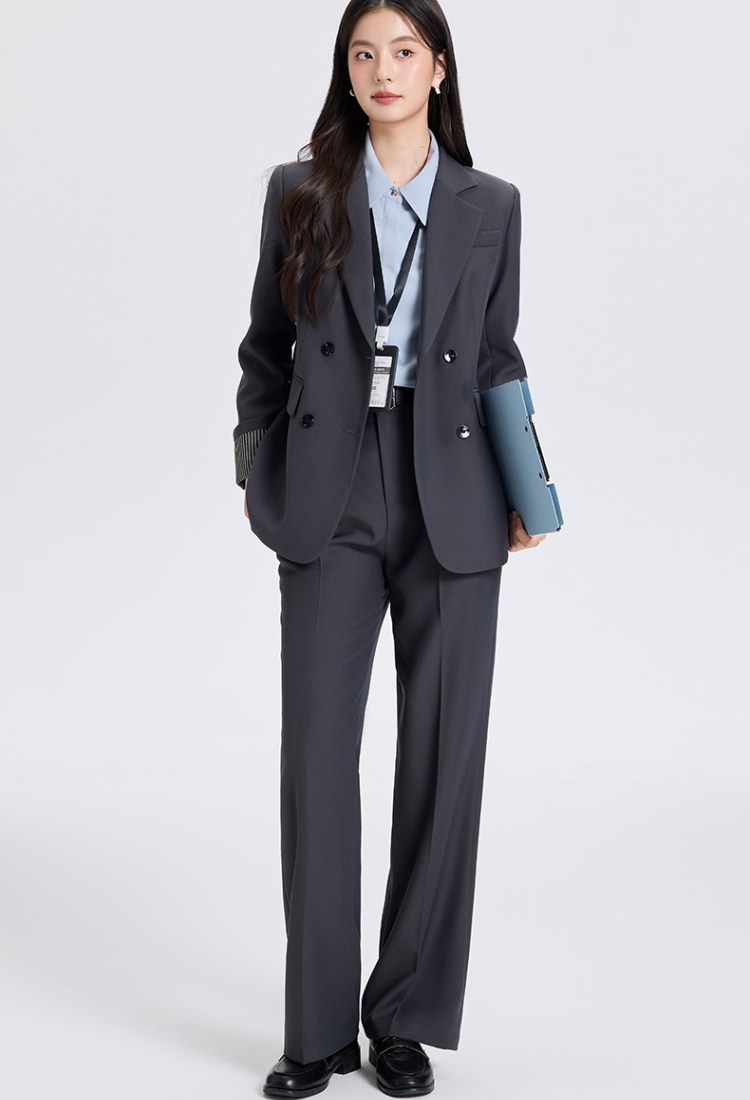 Fashion spring suit pants temperament coat 2pcs set