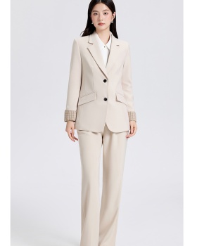 Temperament spring coat fashion suit pants 2pcs set