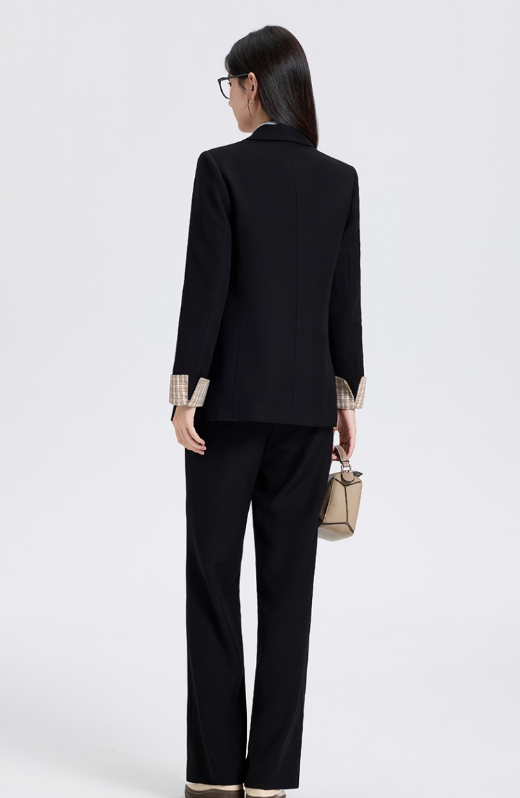 Temperament spring coat fashion suit pants 2pcs set