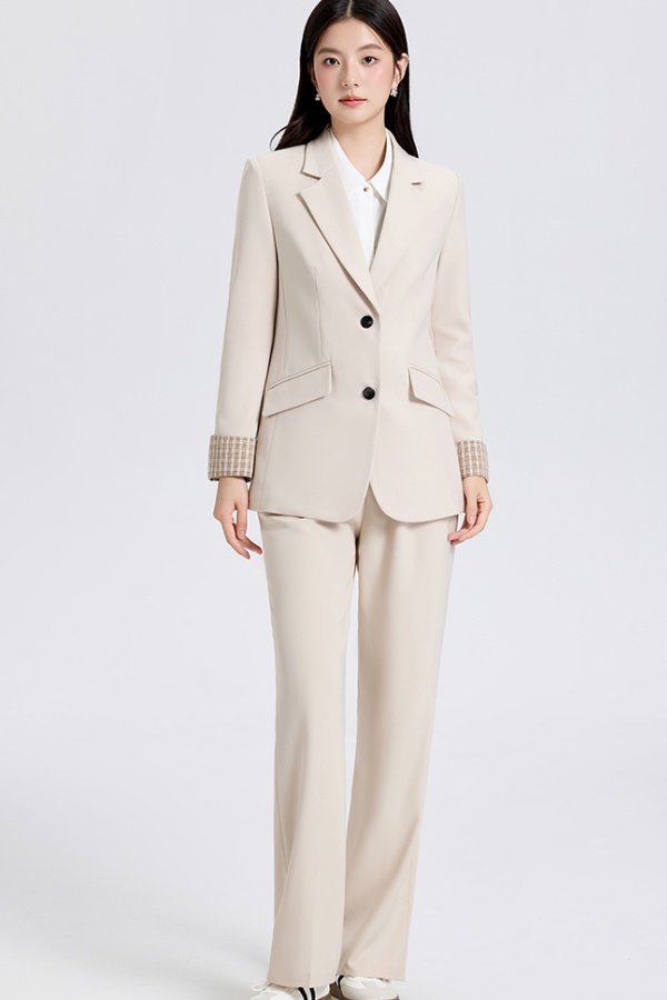 Temperament spring coat fashion suit pants 2pcs set