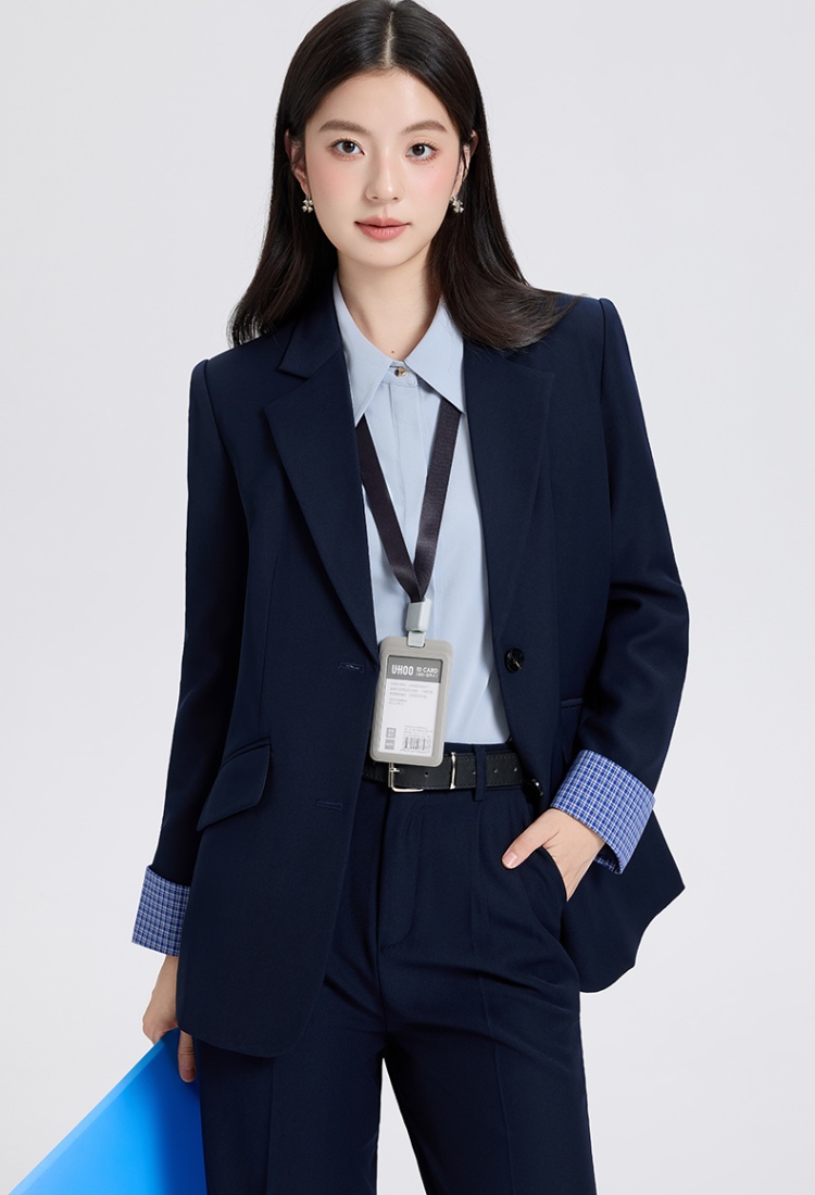 Temperament spring coat fashion suit pants 2pcs set