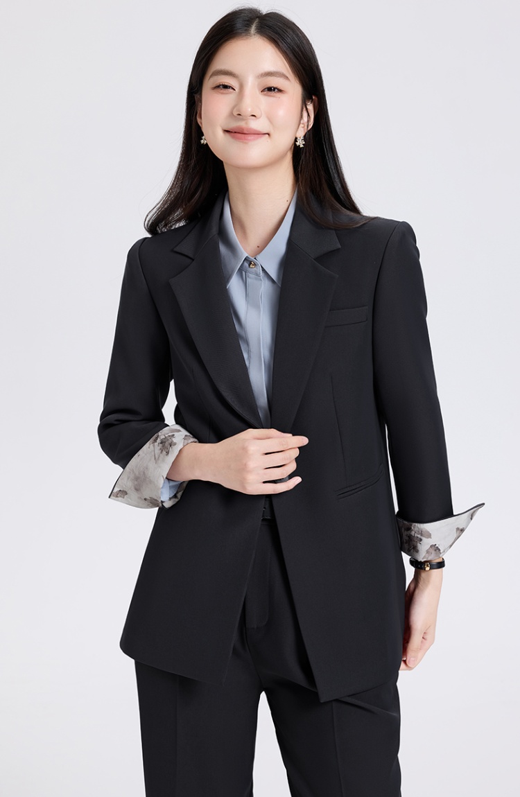 Fashion business suit suit pants 2pcs set for women
