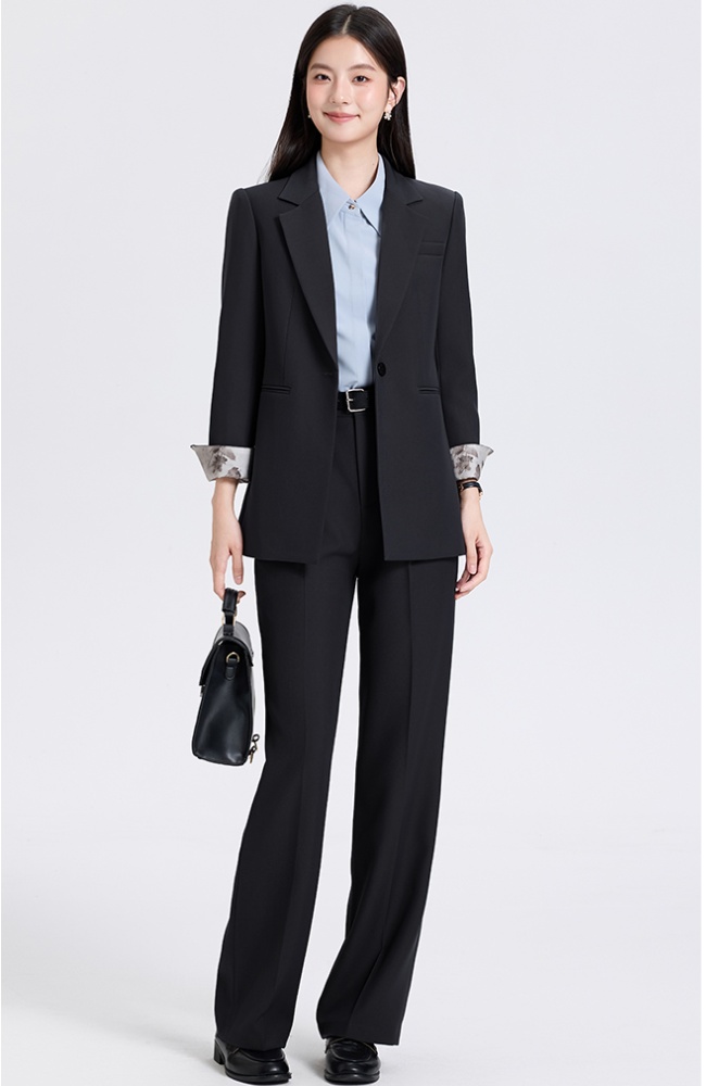Fashion business suit suit pants 2pcs set for women