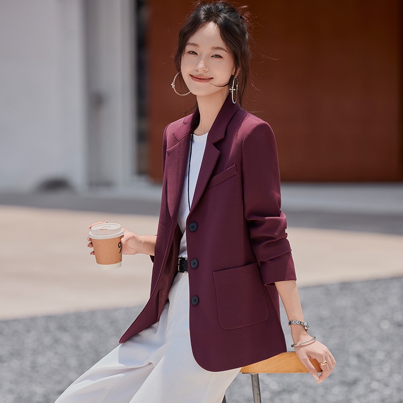 Spring temperament coat fashion business suit for women