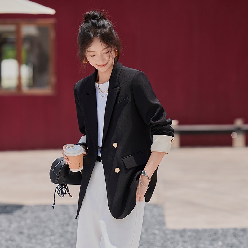 Temperament business suit spring coat for women
