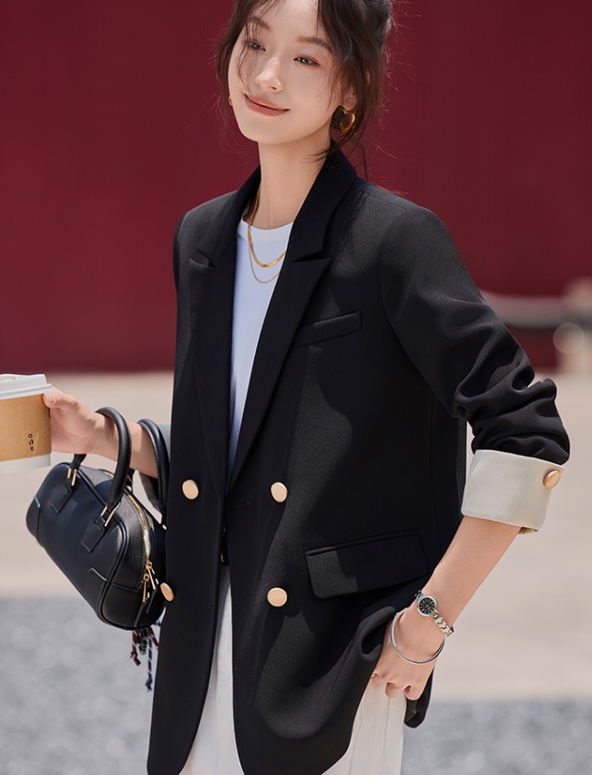 Temperament business suit spring coat for women