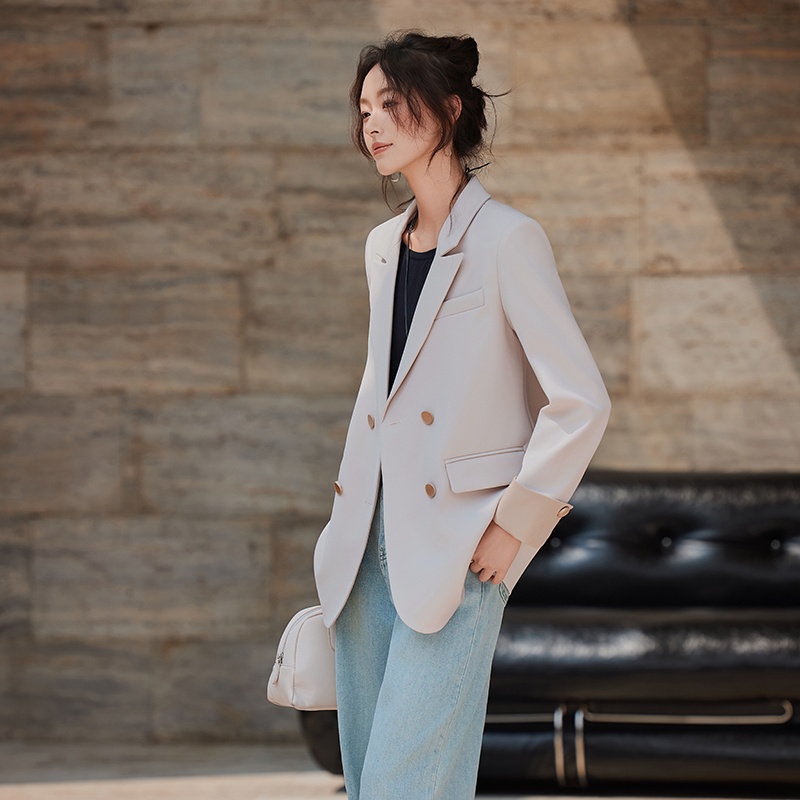 Temperament business suit spring coat for women
