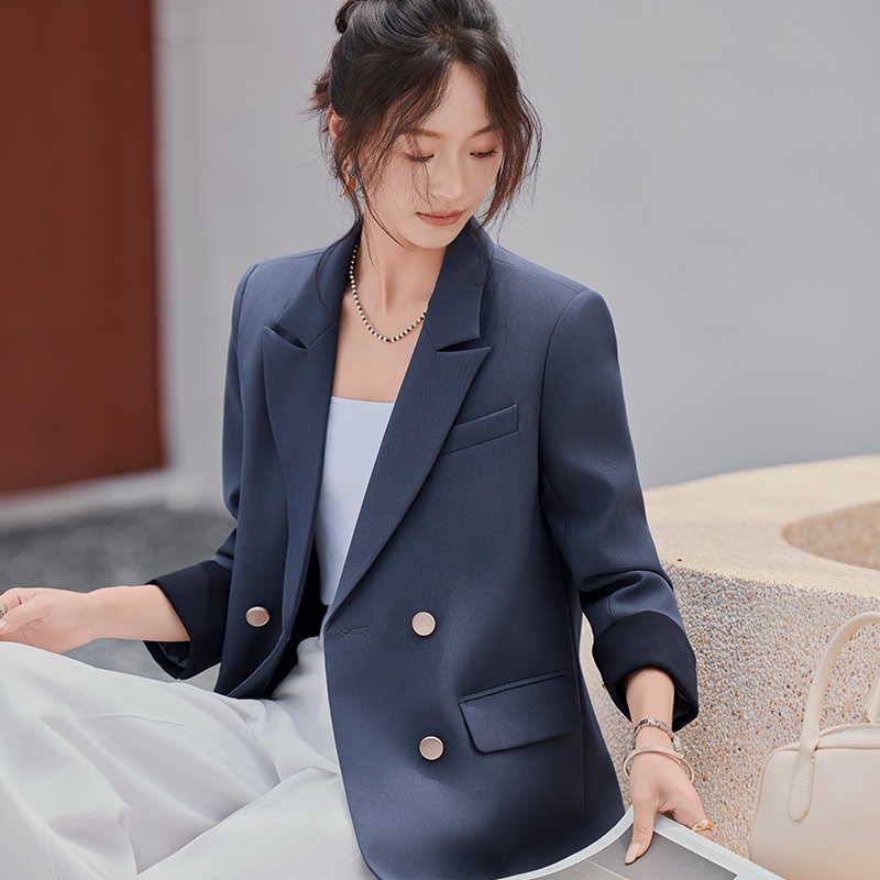 Temperament business suit spring coat for women