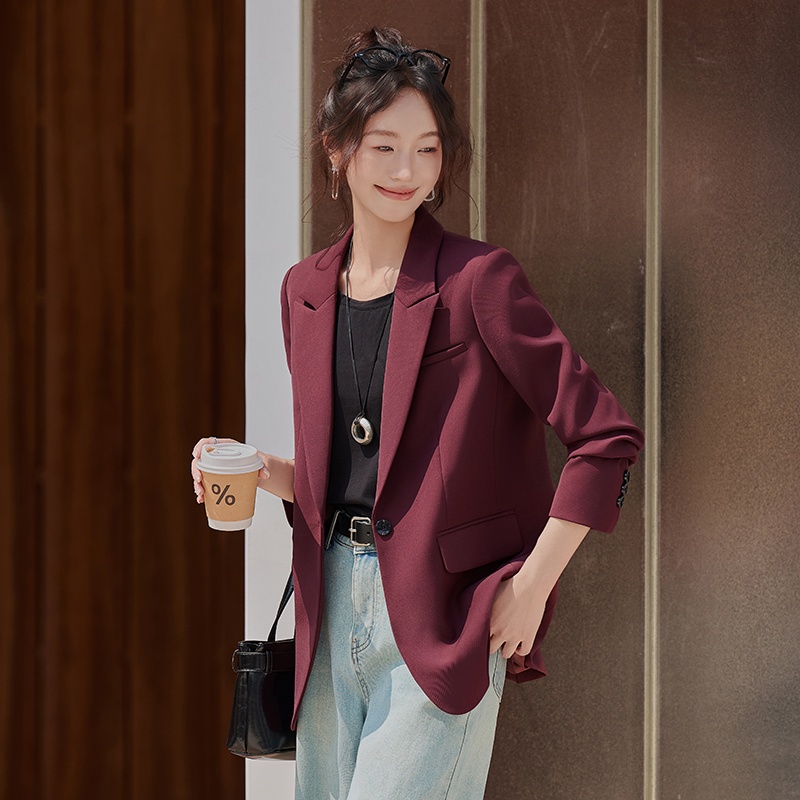 Temperament spring business suit fashion coat
