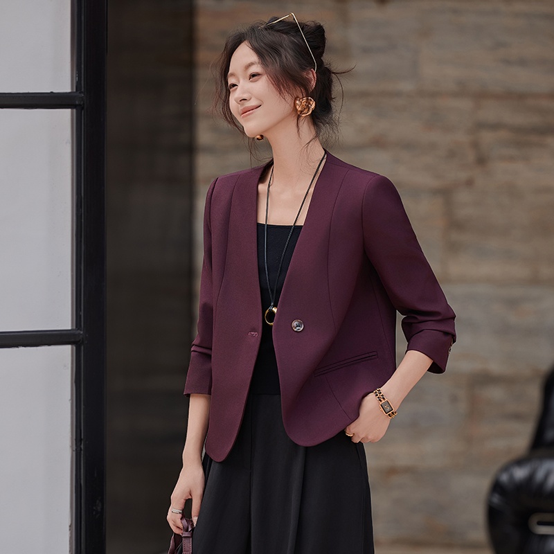 Temperament spring business suit fashion coat