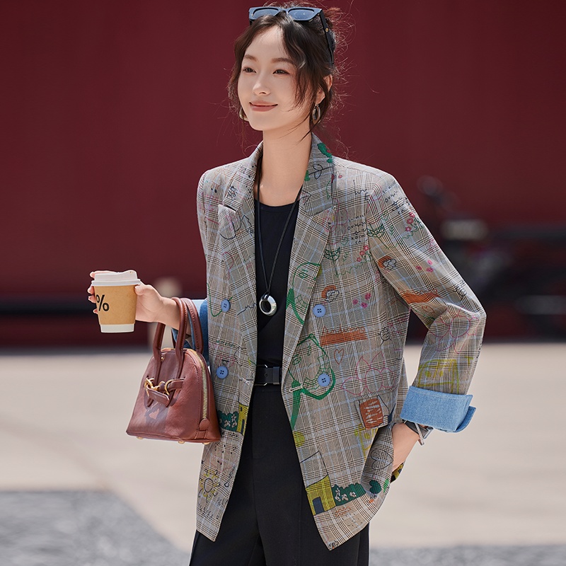 Autumn fashion coat temperament business suit for women