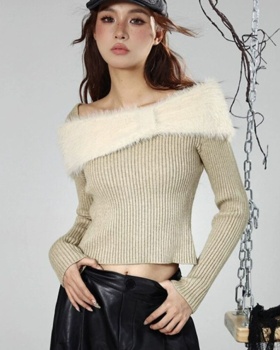 Enticement villus tops sexy spicegirl sweater