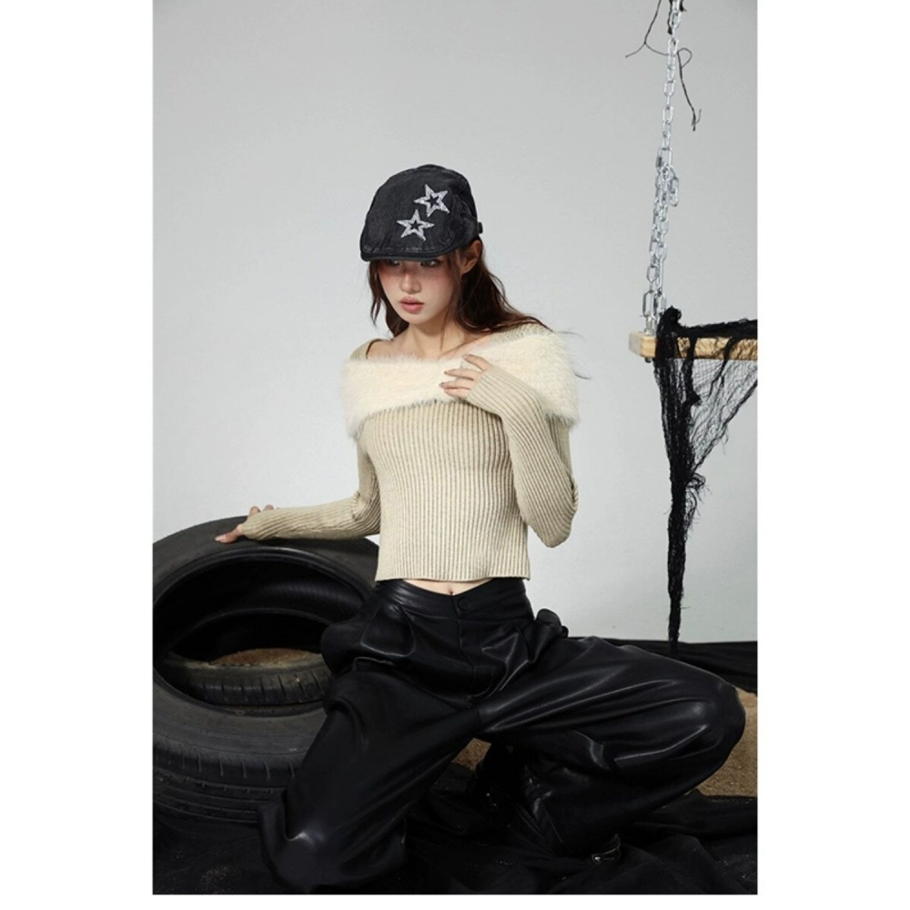 Enticement villus tops sexy spicegirl sweater