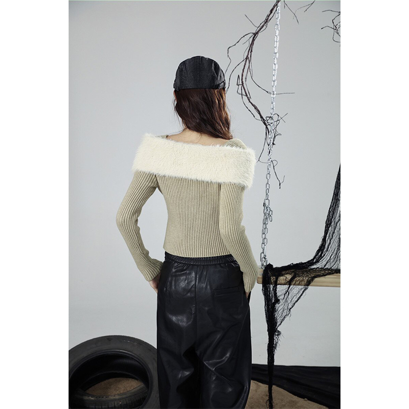 Enticement villus tops sexy spicegirl sweater