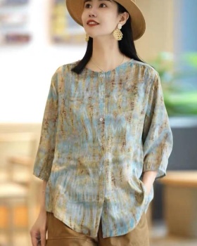 Chiffon long sleeve tops autumn shirt for women