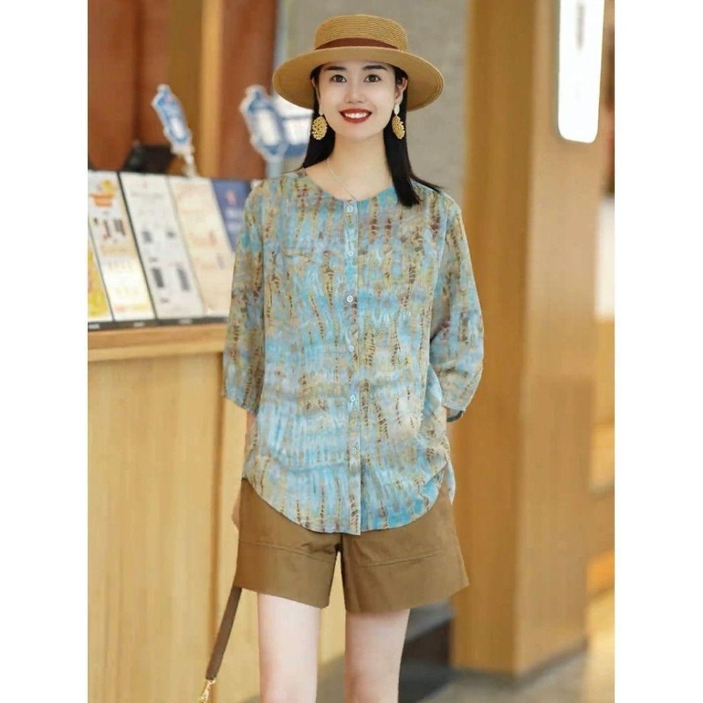 Chiffon long sleeve tops autumn shirt for women