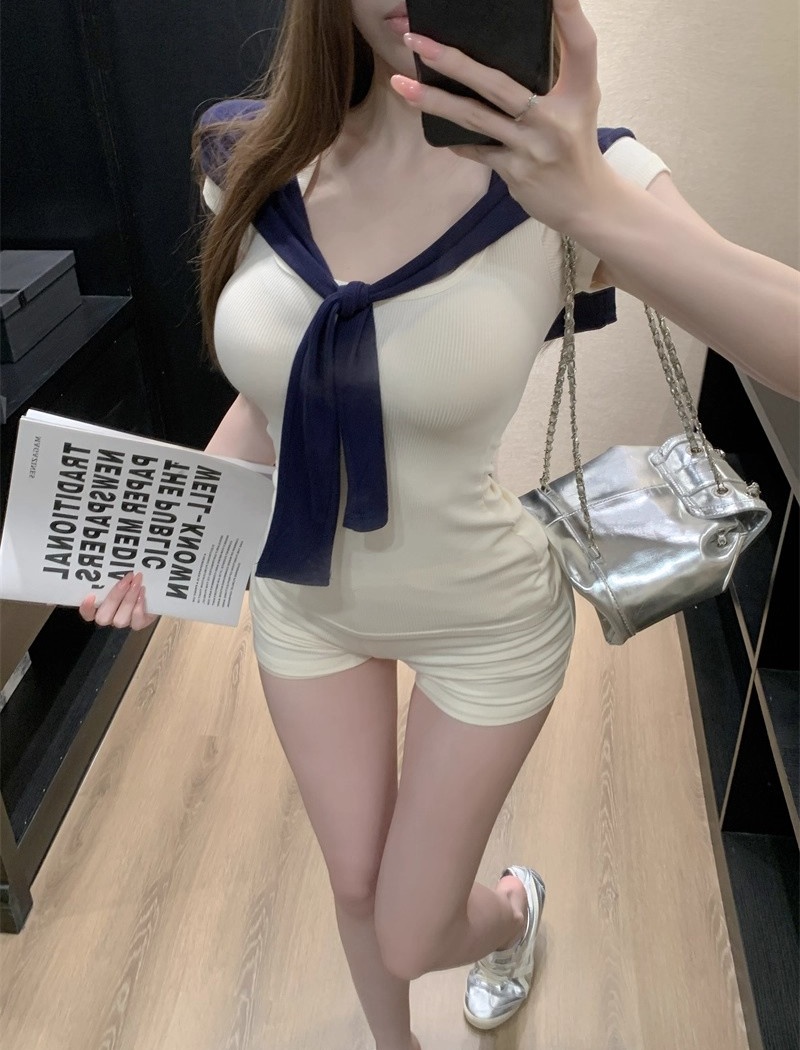 Enticement Casual tops summer shawl 3pcs set for women