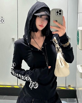 Snowflake sunscreen all-match fashion cotton hooded smock