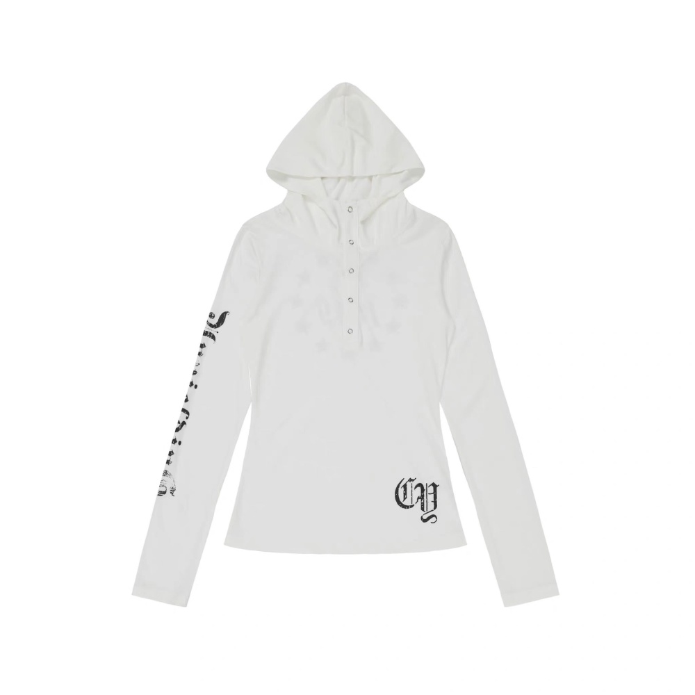 Snowflake sunscreen all-match fashion cotton hooded smock