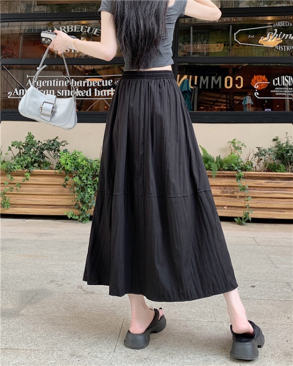 Fashion lined slim large yard skirt for women
