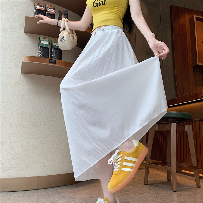 Fashion lined slim large yard skirt for women