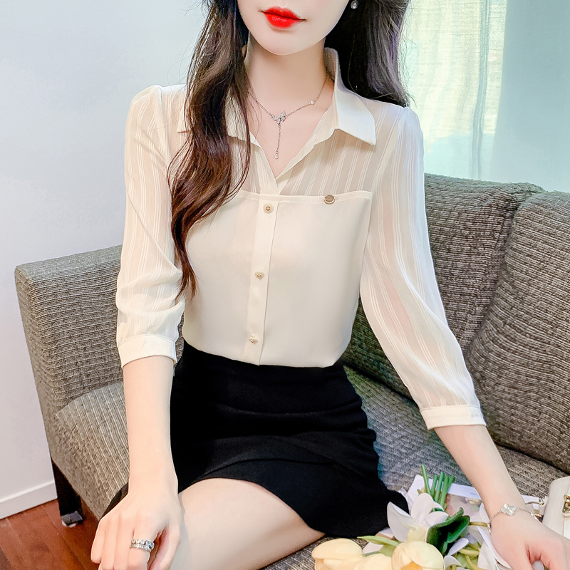 Fashion show young shirt temperament niche tops for women