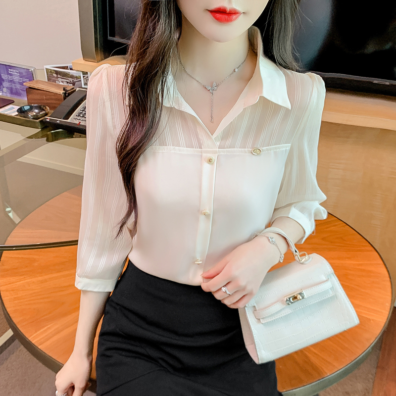 Fashion show young shirt temperament niche tops for women