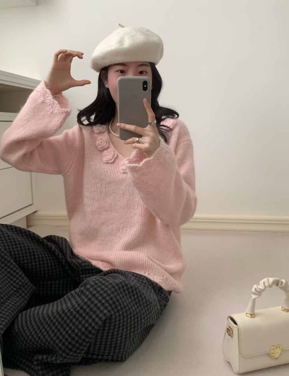 Lazy Western style tops loose sweater for women
