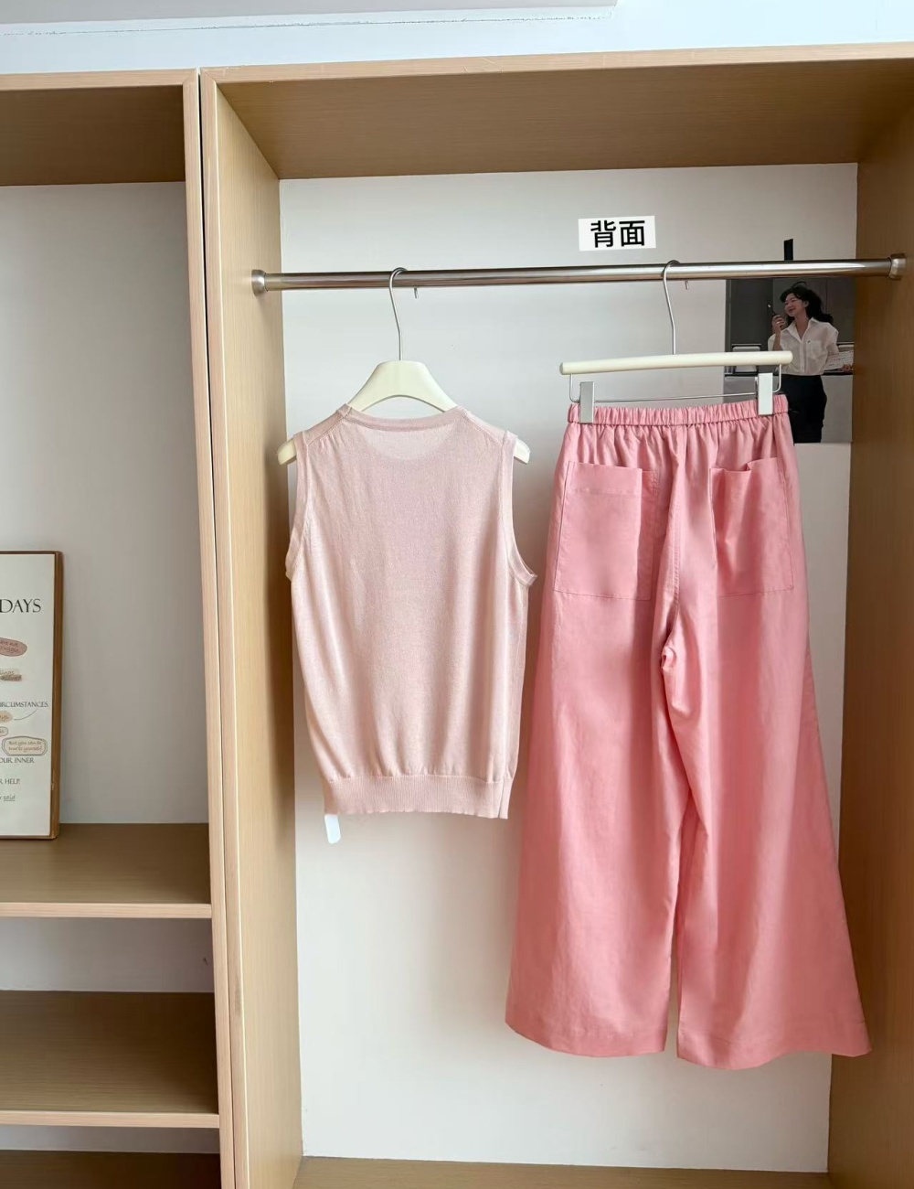 Loose summer long pants wide leg flax pants