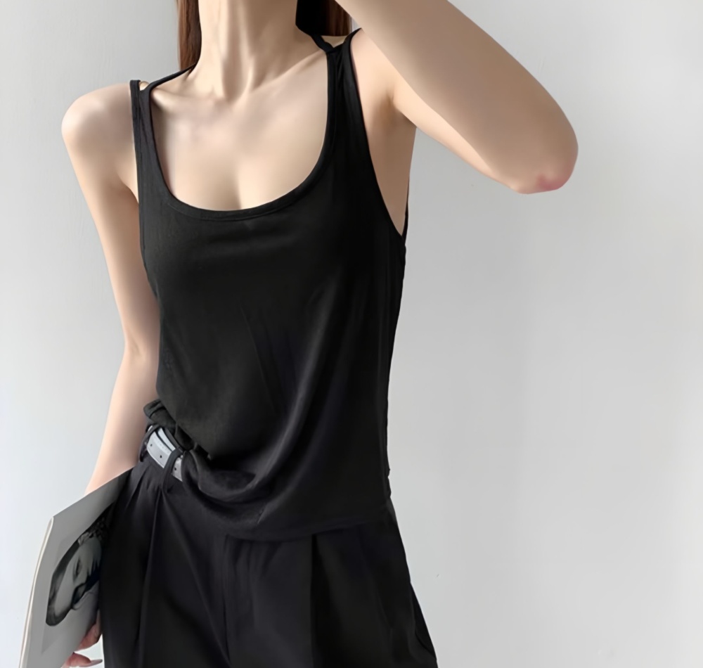 Candy colors all-match vest sleeveless enticement tops