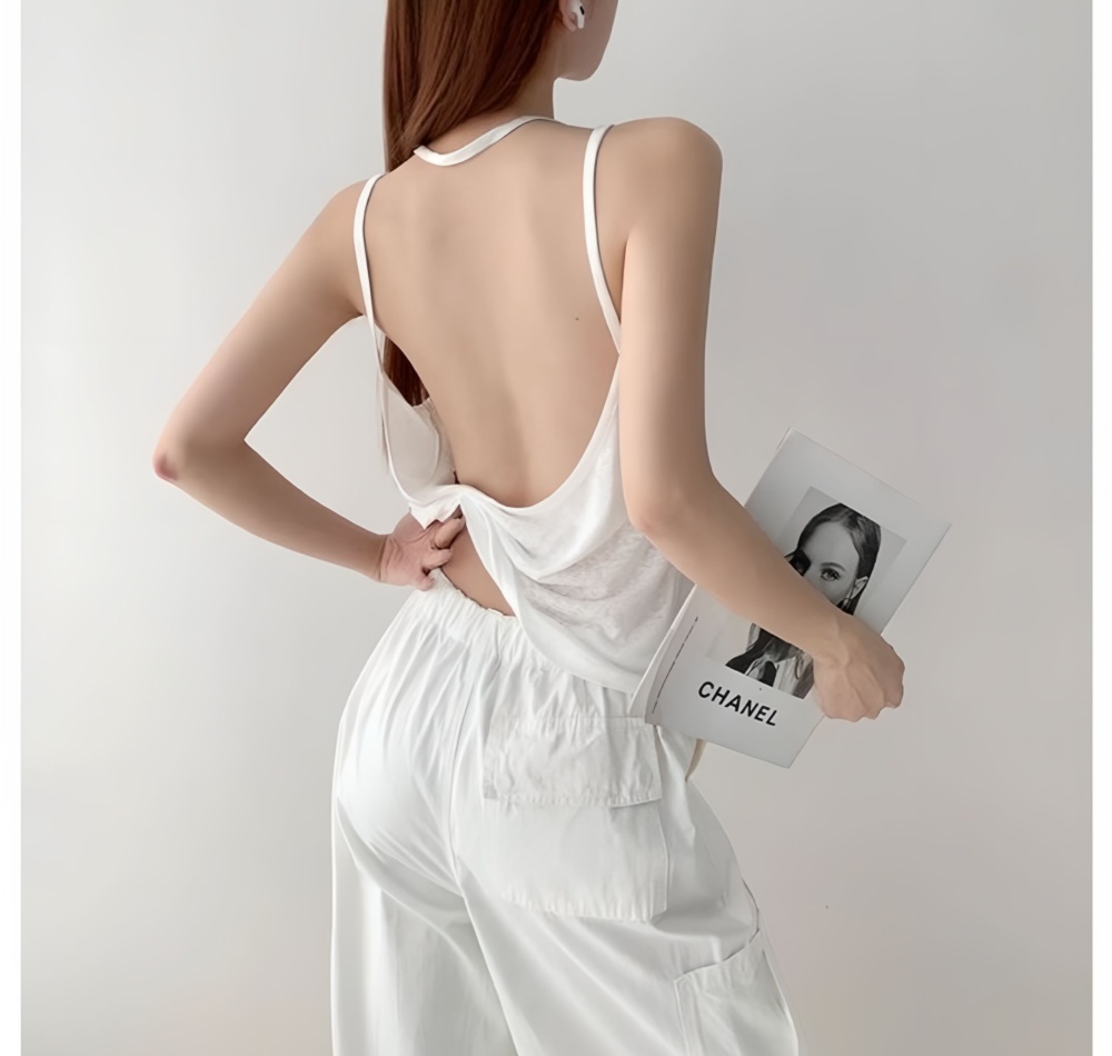 Candy colors all-match vest sleeveless enticement tops