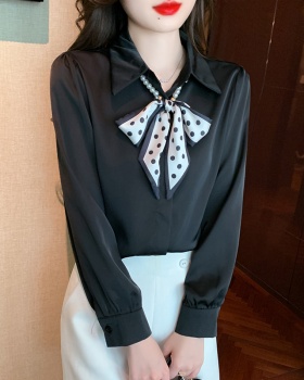 Long sleeve shirt bottoming shirt for women