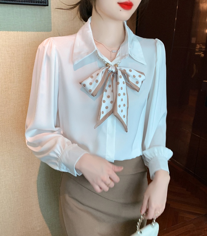 Long sleeve shirt bottoming shirt for women