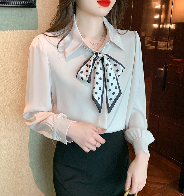 Long sleeve shirt bottoming shirt for women