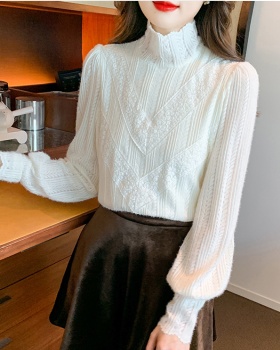 Lace shirts bottoming shirt for women