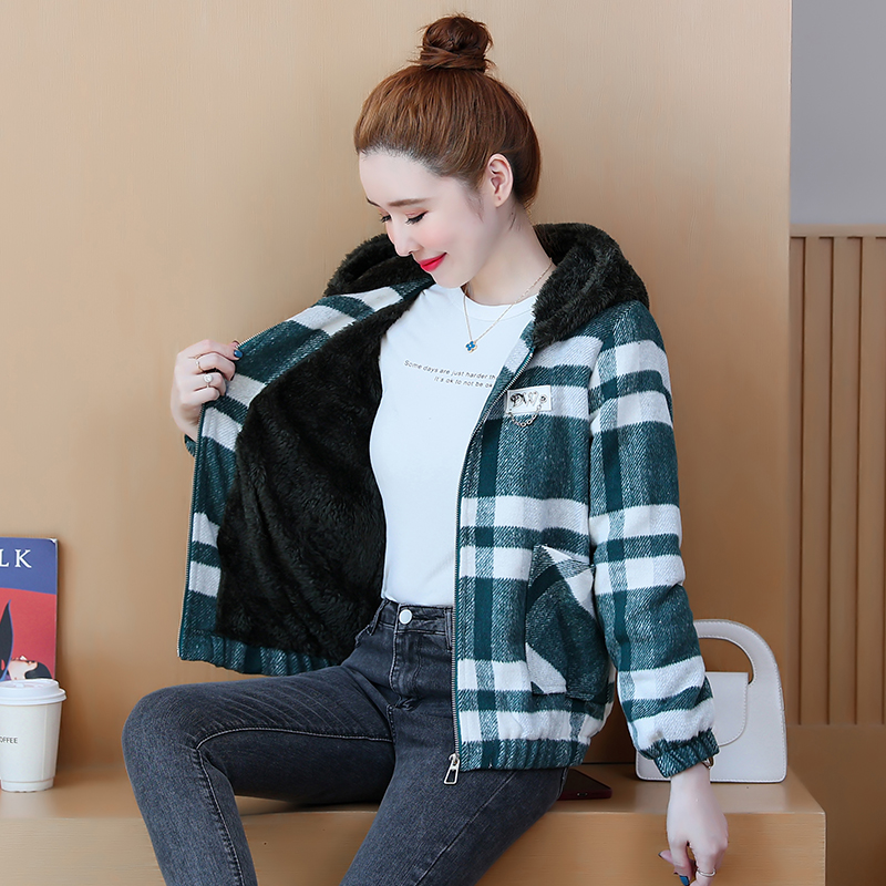 Short thick cotton coat fashion coat for women