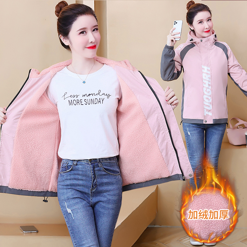 Short thick coat autumn and winter cotton coat for women