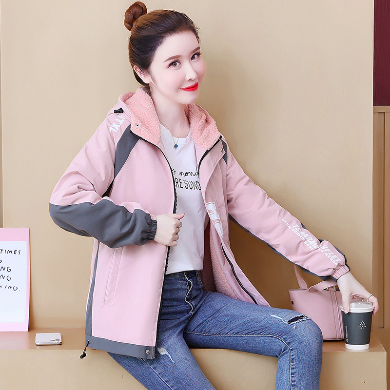 Short thick coat autumn and winter cotton coat for women