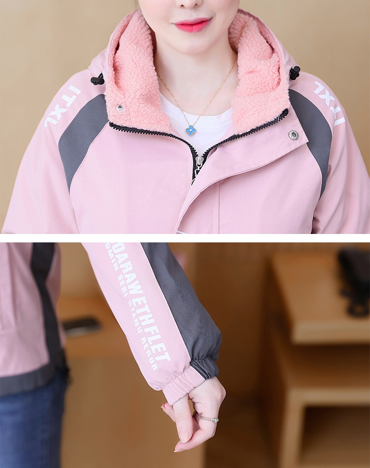 Short thick coat autumn and winter cotton coat for women