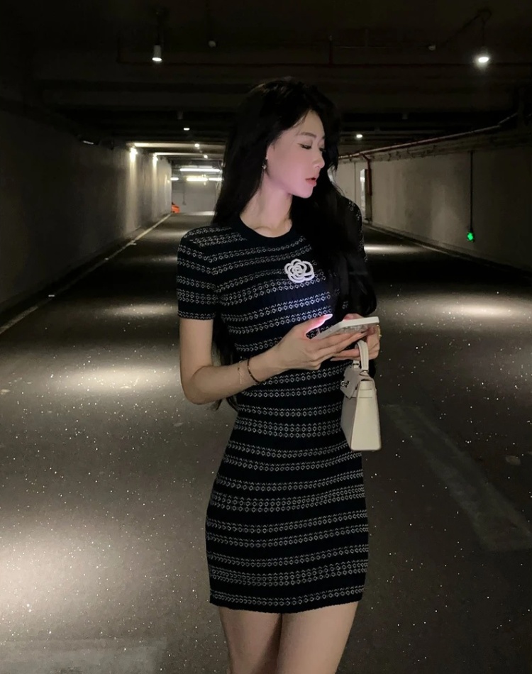 Sexy chanelstyle spicegirl summer France style dress