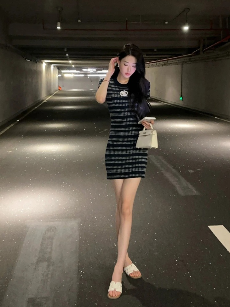 Sexy chanelstyle spicegirl summer France style dress