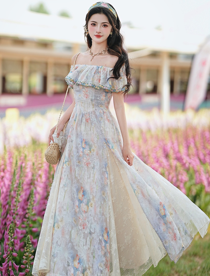 Vacation big skirt beach dress wear dress