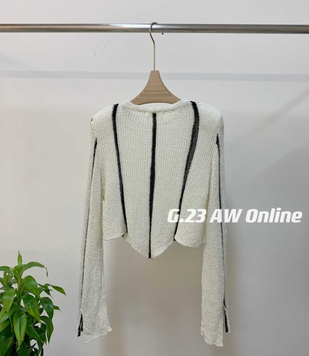 Short bottoming thin sweater unique long sleeve tops for women