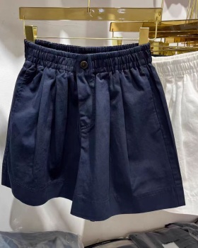 A-line summer loose all-match simple slim shorts for women