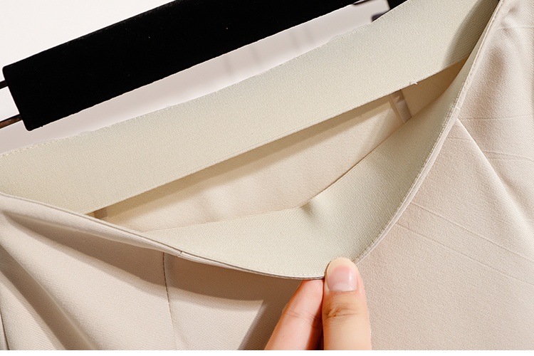 Elastic waist A-line skirt all-match business suit