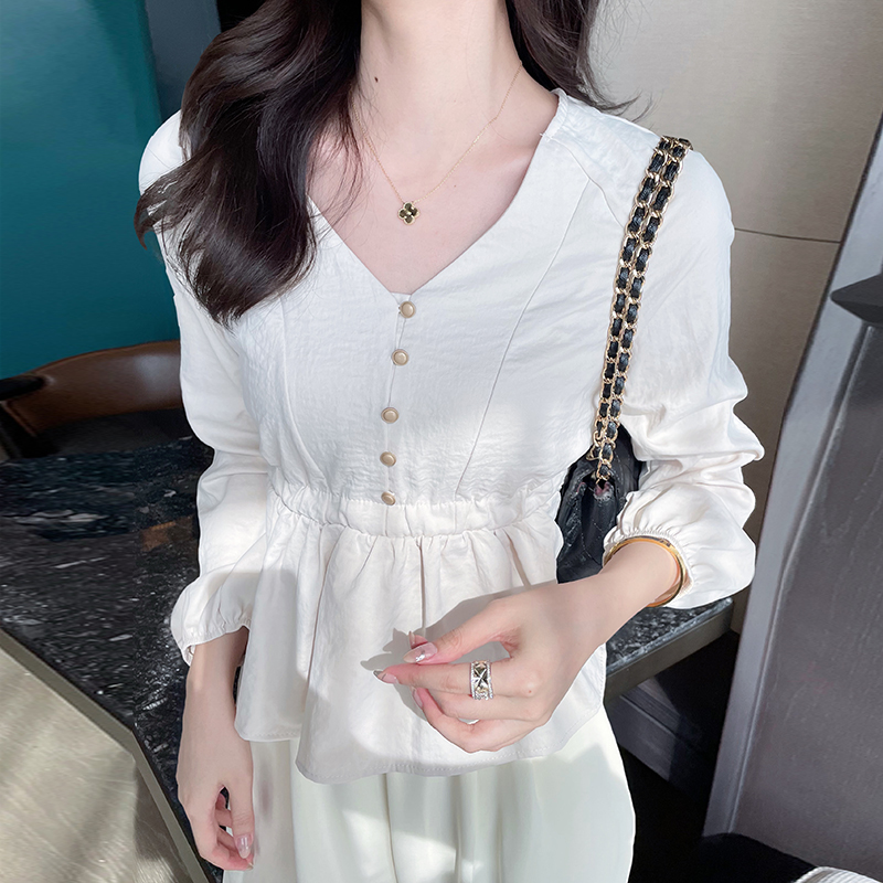 France style small shirt autumn shirt for women