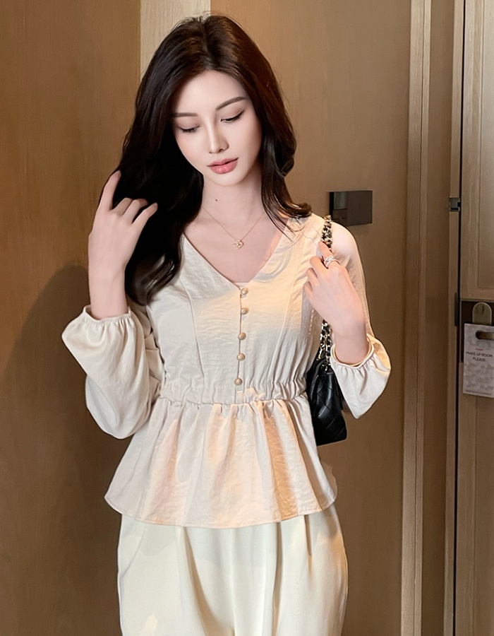 France style small shirt autumn shirt for women