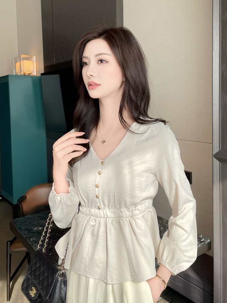 France style small shirt autumn shirt for women
